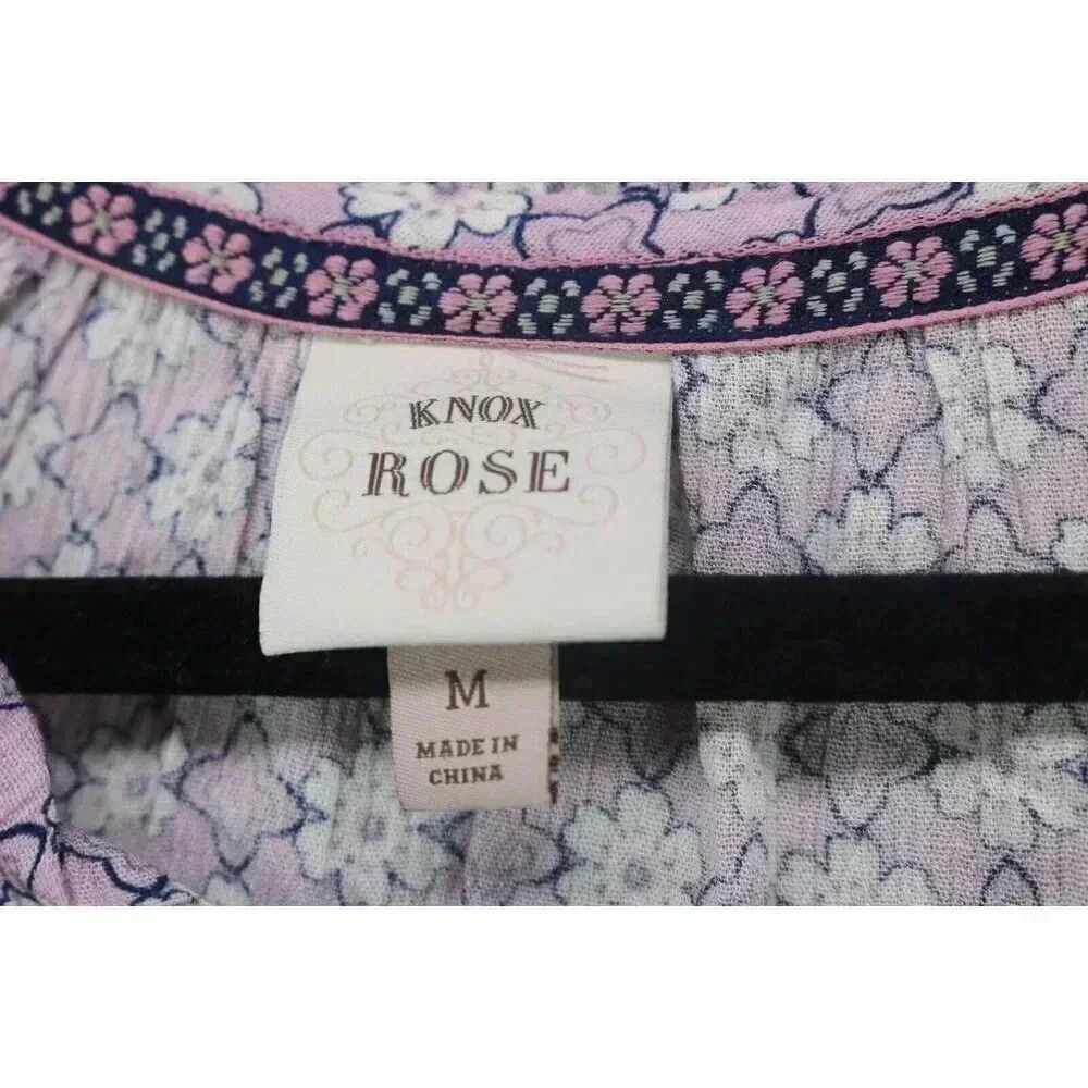 Knox Rose Floral Midi Dress-Size Medium-Prairie Dress-Boho - Picture 5 of 8
